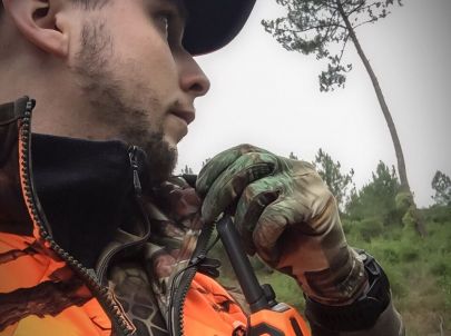 Première sortie avec le talkie walkie Solognac